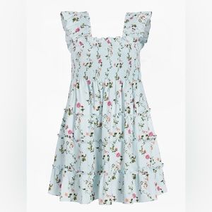 Hill House Home Tiny Ellie Nap Dress - Pond Floral